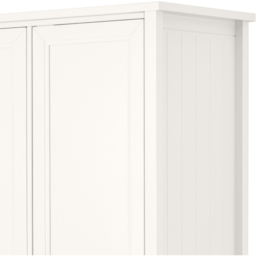 Julian Bowen Maine 3 Door 2 Drawer Surf White Combination Wardrobe - Size: 3 Door, 2 Drawer - Wilko - thumbnail 7