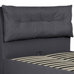OAT Home Prestbury King Size Charcoal Grey Ottoman Bed - Wilko - thumbnail 6