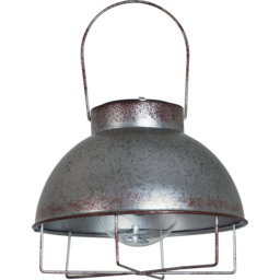 Luxform Pittsburgh Solar Powered Steel Wire Hanging Lantern - Size: 19 x 20.5 x 20.5cm - Silver - Wilko - thumbnail 1