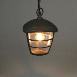 Luxform Brussels Anthracite Chain Lantern - Size: 16.5 x 16.5 x 7.3cm - Grey - Wilko - thumbnail 3