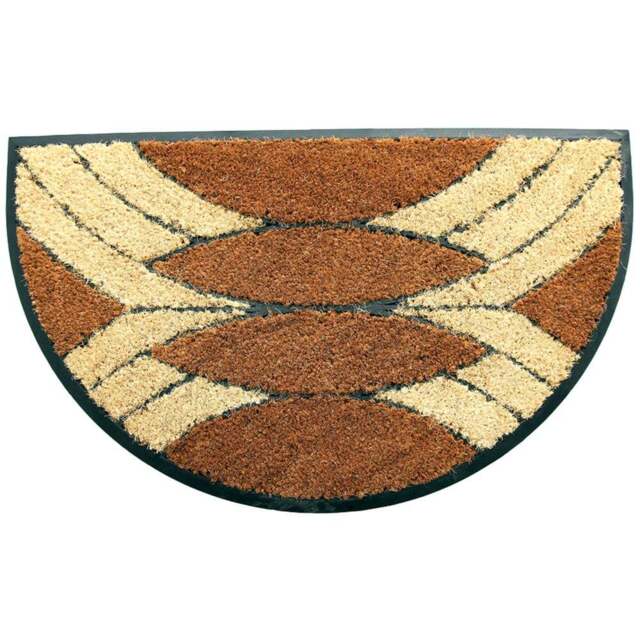 Coco & Coir Palm Cluster Arc Coir Door Mat 45 x 75cm - n/a - Coco & Coir ® - Wilko - image 1