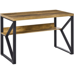 Portland Home Office Computer Writing Desk Brown - Size: 120 x 60 x 76cm - Wilko - thumbnail 3