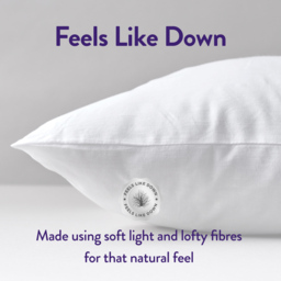 Slumberdown White Feels Like Down Pillow 2 Pack - Wilko - thumbnail 4