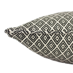 Paoletti Tangier Monochrome Square Woven Cushion - Size: 55 x 55 cm - Multi - Wilko - thumbnail 3