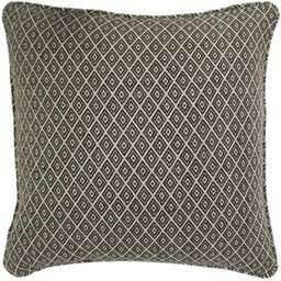 Paoletti Tangier Monochrome Square Woven Cushion - Size: 55 x 55 cm - Multi - Wilko - thumbnail 1