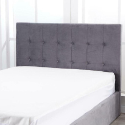 Portland Kosy Koala Single Grey Velvet Cushioned Gas Lift Ottoman Bed with Mattress - Wilko - thumbnail 7