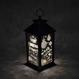 Shatchi Rustic Silver LED Lantern Christmas Decoration - Size: 22 x 4 x 8cm - Wilko - thumbnail 5