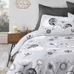 Velosso EasyCare Single Grey Dandelion Duvet Set - Serene - Wilko - thumbnail 3