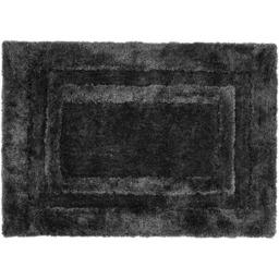 Origins Frame Charcoal Rug 120 x 170cm - Size: 120 x 170 x 2.5cm - Grey - Wilko