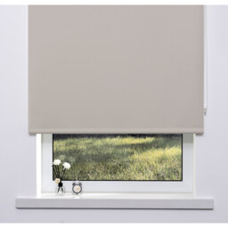 Plain Blackout Blinds Almond 60cm - Wilko - thumbnail 3