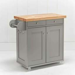 Portland Grey Kitchen Island - Size: 460 x 950 x 910cm - Wilko - thumbnail 3