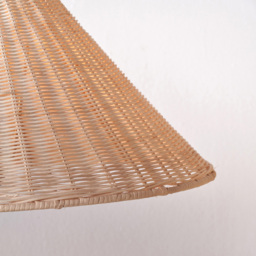 Pacific Lifestyle Hali Rattan Shade and Base Floor Lamp - Size: 152 x 51 x 51cm - Brown - Wilko - thumbnail 5