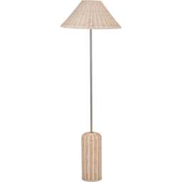 Pacific Lifestyle Hali Rattan Shade and Base Floor Lamp - Size: 152 x 51 x 51cm - Brown - Wilko