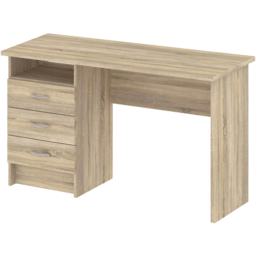 Florence Function Plus 3 Drawer Desk Oak Effect - Size: 48 x 120 x 72cm - Brown - Furniture to Go - Wilko - thumbnail 4