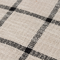 Yard Beni Natural and Black Checked Fringed Throw 130 x 180cm - Size: 180 x 130cm - Multi - Yard Living - Wilko - thumbnail 4