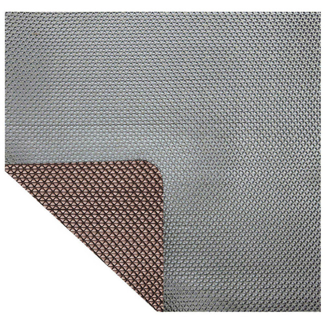 Nicoman Reversible Grey and Brown Square Corner Shower Mat 53 x 53cm - Size: 0.4 x 53 x 53cm - Wilko - image 1