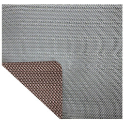 Nicoman Reversible Grey and Brown Square Corner Shower Mat 53 x 53cm - Size: 0.4 x 53 x 53cm - Wilko