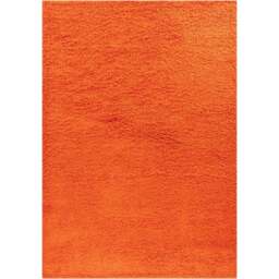 Desire Rugs Oxford Orange Plain Shaggy Rug 60 x 110cm - Wilko - thumbnail 1