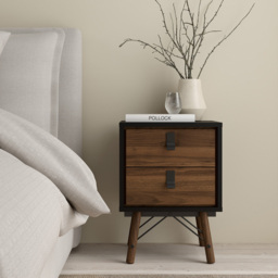 Florence Matt Black Walnut 3 Piece Bedroom Furniture Set - Furniture To Go - Wilko - thumbnail 5