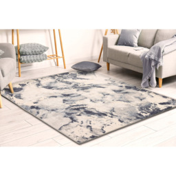 Eselle Muse Bahia Navy Marble Rug 120 x 170cm - Blue - Wilko - thumbnail 3
