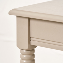 Pacific Lifestyle Heritage Single Shelf Putty Cream Pine Wood Accent Table - Size: 72 x 36 x 36cm - Wilko - thumbnail 4