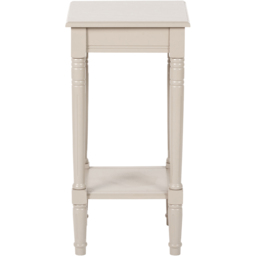 Pacific Lifestyle Heritage Single Shelf Putty Cream Pine Wood Accent Table - Size: 72 x 36 x 36cm - Wilko - thumbnail 3