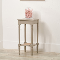 Pacific Lifestyle Heritage Single Shelf Putty Cream Pine Wood Accent Table - Size: 72 x 36 x 36cm - Wilko - thumbnail 6