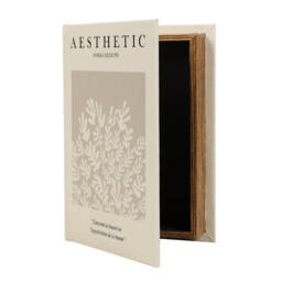 Neutral Abstract Book Boxes Ornaments Set of 2 - Size: 20 x 3.5 x 14 - Wilko - thumbnail 7