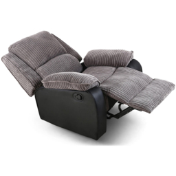 Furniture Online Postana Grey Jumbo Cord Manual Recliner Chair - Size: 103 x 93 x 93cm - Wilko - thumbnail 6
