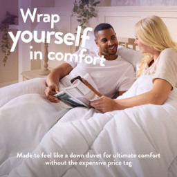 Slumberdown Single White Feels Like Down Duvet 10.5 Tog - Wilko - thumbnail 3