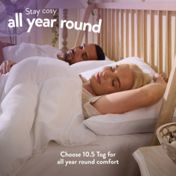 Slumberdown Single White Feels Like Down Duvet 10.5 Tog - Wilko - thumbnail 4