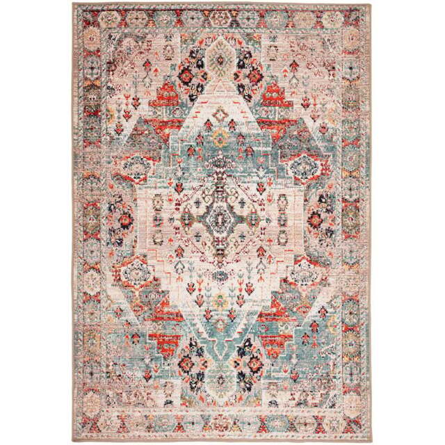 Kukoon Distressed Vintage Washable Beige Grey Rug 240 x 330cm - n/a - Wilko - image 1