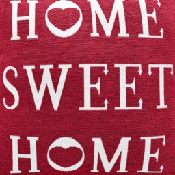 Velosso Home Sweet Home Red Filled Cushion 43 x 43cm 2 Pack - Wilko - thumbnail 3