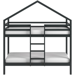 Flair Grey Wooden Nest House Bunk Bed - Size: Single - Wilko - thumbnail 3