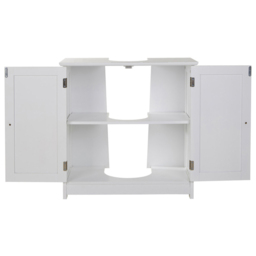 Premier Housewares Portland Under Sink Cabinet - Size: 60 x 30 x 60cm - White - Wilko - thumbnail 6
