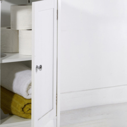 Premier Housewares Portland Under Sink Cabinet - Size: 60 x 30 x 60cm - White - Wilko - thumbnail 4