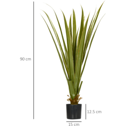 Portland Agave Succulent Artificial Plant In Pot 3ft - Multi - Wilko - thumbnail 4
