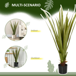 Portland Agave Succulent Artificial Plant In Pot 3ft - Multi - Wilko - thumbnail 6