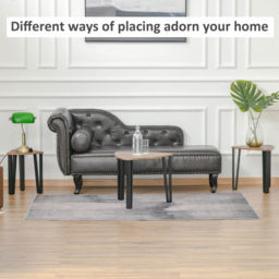 Portland Steel Nest of Tables Set of 3 - Size: 56 x 542 x 455cm - Multi - Wilko - thumbnail 6