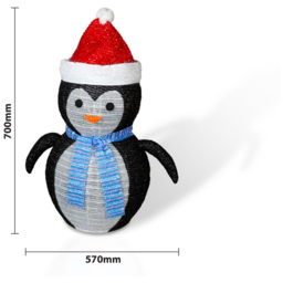 St Helens LED Multicolour Light Up Penguin 70cm - Size: 2ft - Wilko - thumbnail 6