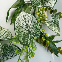 Botanik Trailing Alocasia Sinuata Hanging Artificial Plant 5ft - Size: 150 x 30 x 20cm - Green - Wilko - thumbnail 4