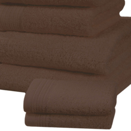 Rapport Home Chatsworth Super Soft 600gsm Combed Cotton Brown Bath Towel - Size: 4 x 70 x 120cm - Wilko - thumbnail 4