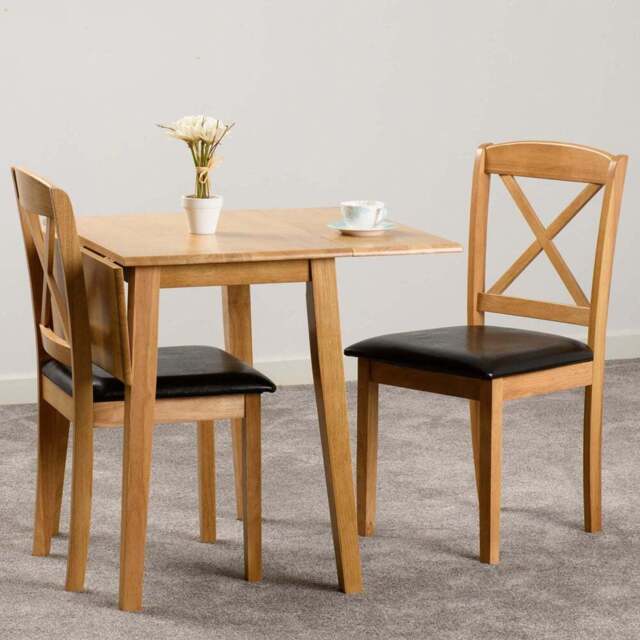 Seconique Mason Set of 2 Brown Oak Varnish Dining Chair - Wilko - image 1