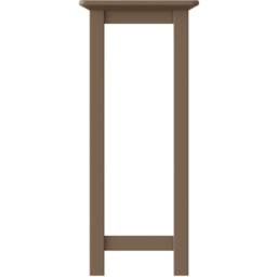 FWStyle Palma Putty Ready Assembled Side Lamp Table - Size: 55 x 24 x 24cm - Brown - Wilko - thumbnail 5