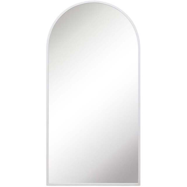 MirrorOutlet The Arcus White Arched Wall Mirror 180 x 90cm - Wilko - image 1