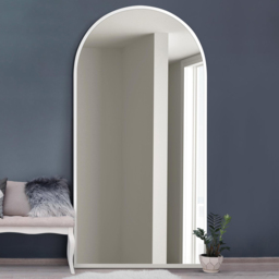 MirrorOutlet The Arcus White Arched Wall Mirror 180 x 90cm - Wilko - thumbnail 3