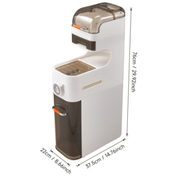 H&O Direct 5 Tier Narrow Storage Organiser with and Wheels - Size: 76 x 18 x 37.5cm - White - Wilko - thumbnail 7