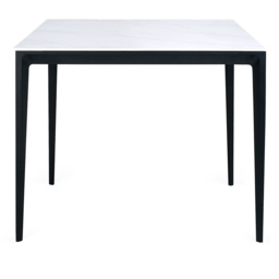 Julian Bowen Miami 4 Seater Marble Square Dining Table White - Wilko - thumbnail 4