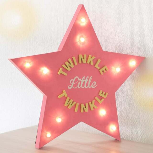 Premier Housewares Twinkle Twinkle LED Light Star - Size: 38 x 4 x 40cm - Multi - Wilko - image 1