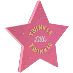 Premier Housewares Twinkle Twinkle LED Light Star - Size: 38 x 4 x 40cm - Multi - Wilko - thumbnail 3